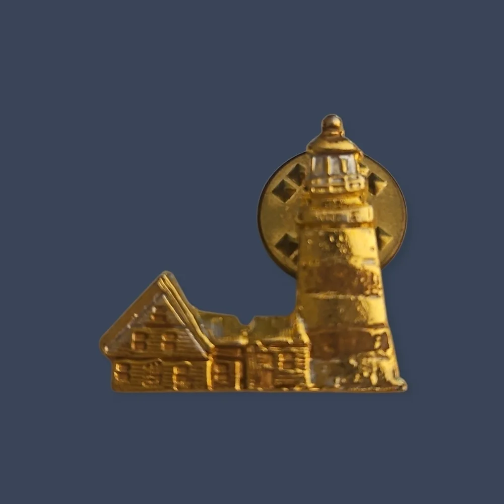 3/$30 Vintage Coastal Lighthouse Lapel Hat Pin